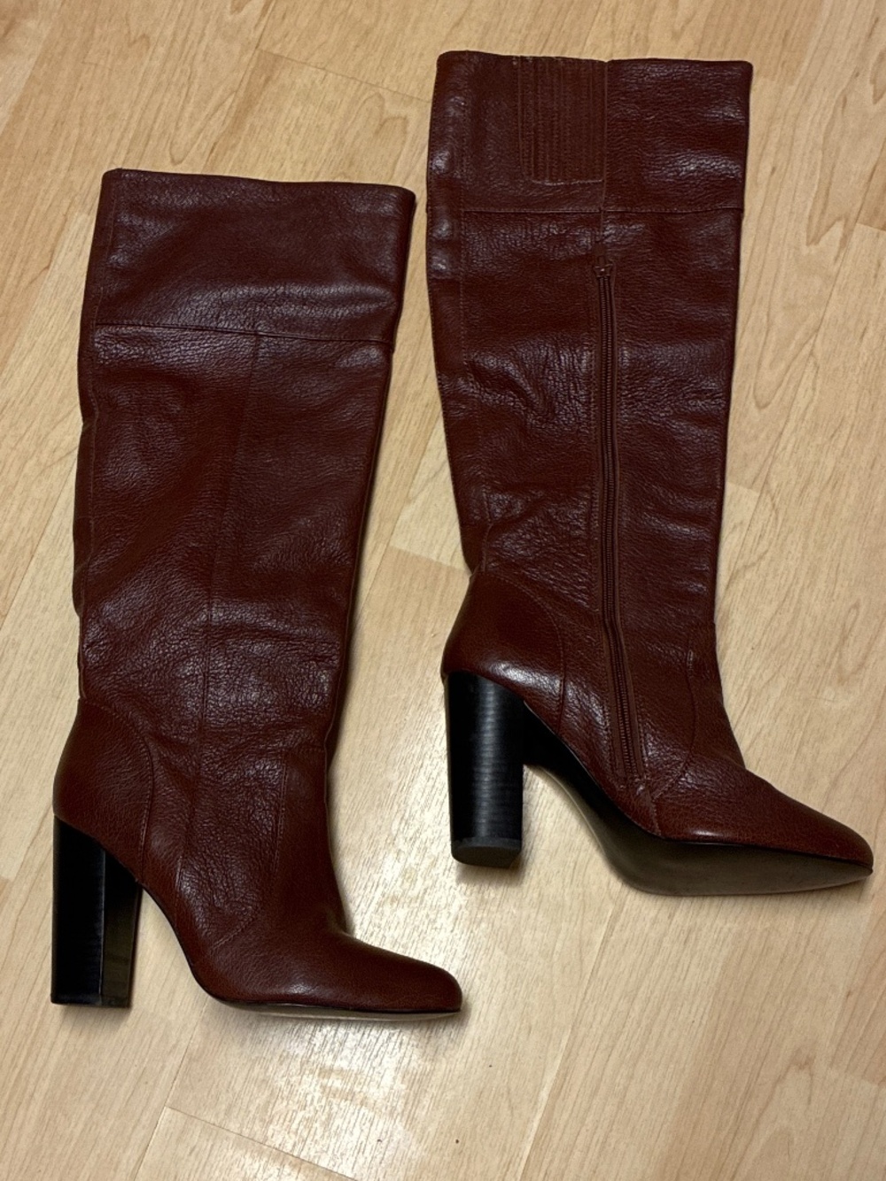 Banana Republic Hello Sole Mate Brown Leather Heel Boots